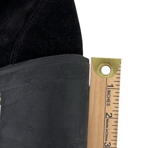 Free People Dylan Bottes mi-mollet pour femmes Taille 8,5 Bikercore en daim à talons épais image 10