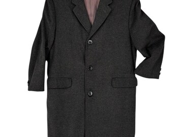 Vintage M 80s Burton Overcoat in Crombie Cloth – Aberdeen Scotland