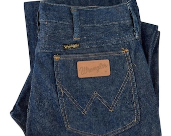 Vintage Wrangler-jeans uit de jaren 70, maat 31 stijve denim cowboy