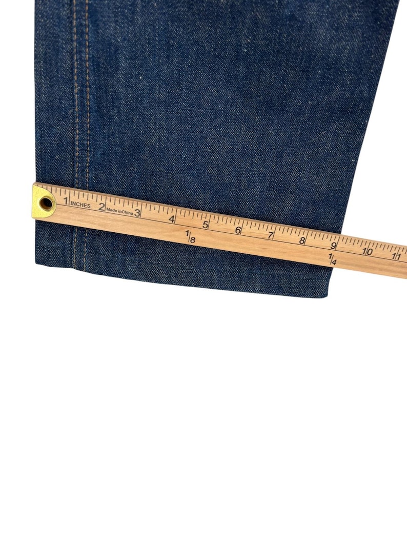 Jean Wrangler vintage des années 70, cowboy en denim rigide taille 31 image 10