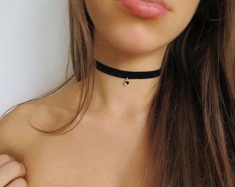 Heart Charm Choker