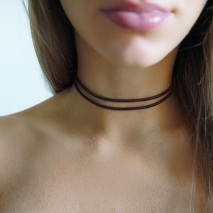 Coconut Brown Layered Choker