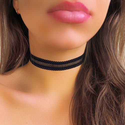 Black Lace Choker. Gothic Choker. Gothic Jewellery. Gothic Etsy
