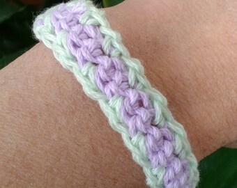 Spring Bracelet Original Crochet Jewellery Pattern for Beginners.