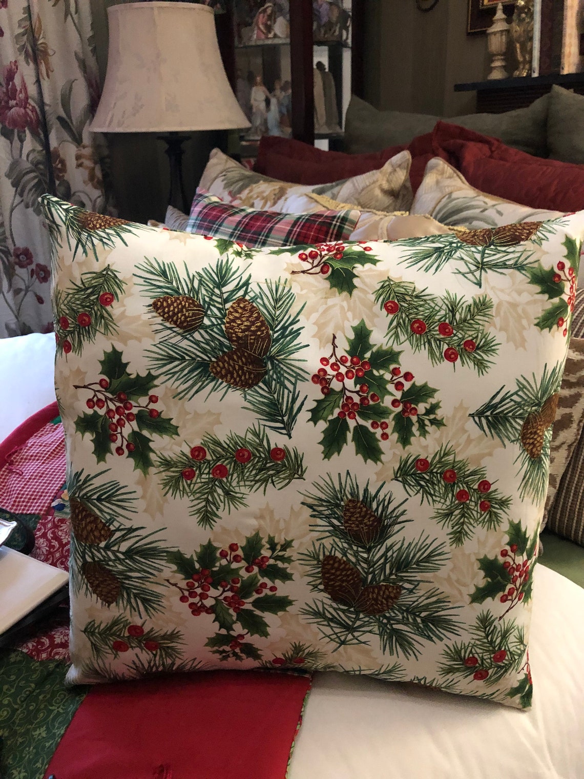 Christmas Pillow Cover Etsy