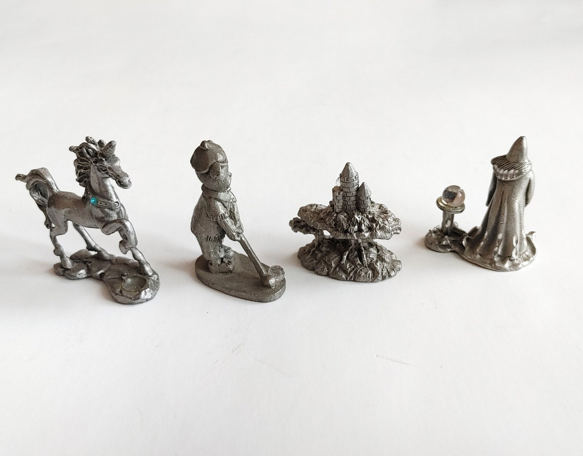 tiny pewter figurines