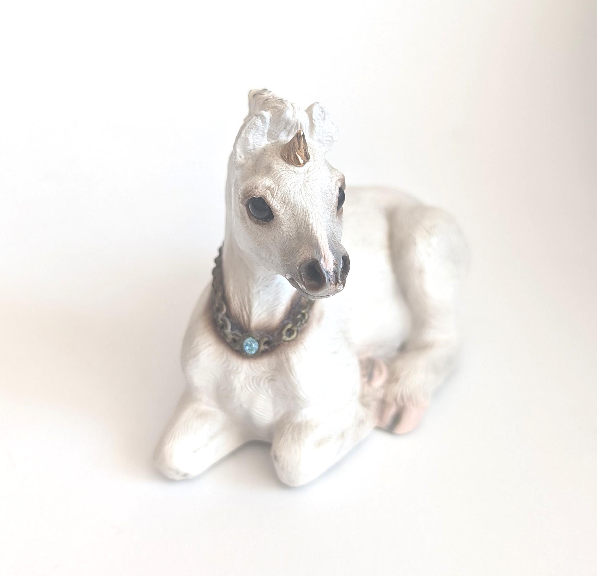 Vintage Windstone Editions Peña 90 Baby Unicorn Figurine North