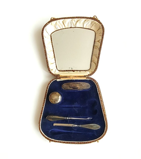 Antique Crisford & Norris Silver Manicure Set