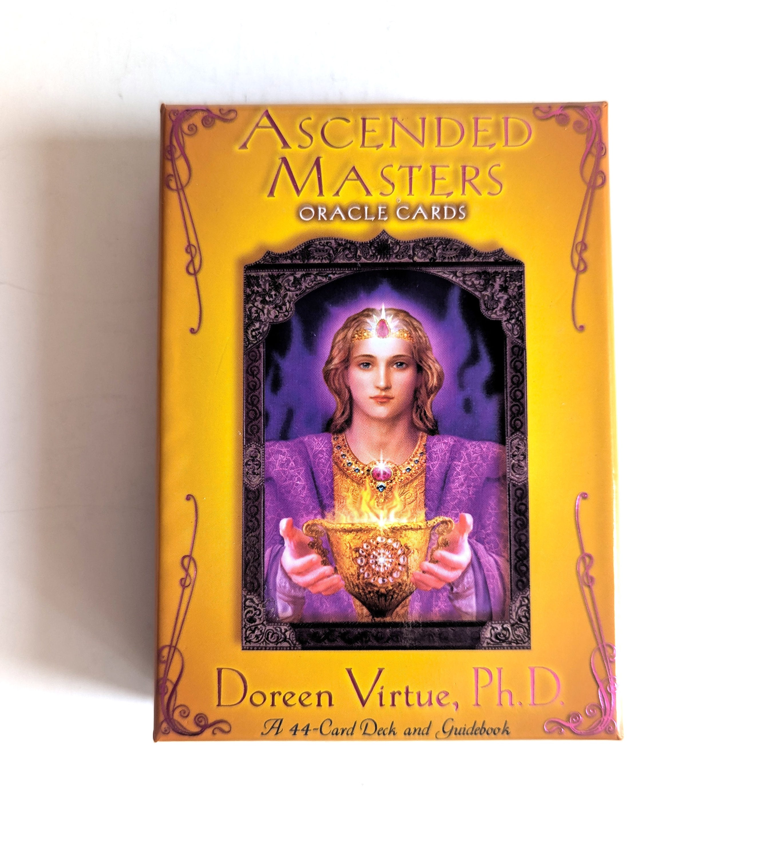 美品ASCENDED MASTERS オラクルカード Doreen Virtue Ascended Masters 44 Gilded Oracle Cards Doreen Virtue 2007