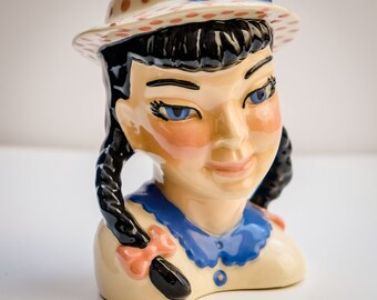 Ceramics Arts Studio, Becky, Head Vase,  Madison, Wisconsin
