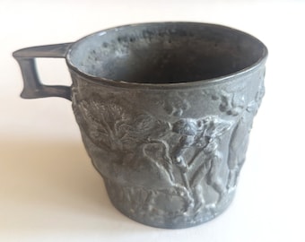 Antique Pewter Replica of Mycenaen Vapheio Cup