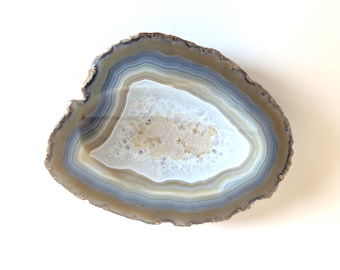 Genuine Agate Stone Cut & Polished Slice