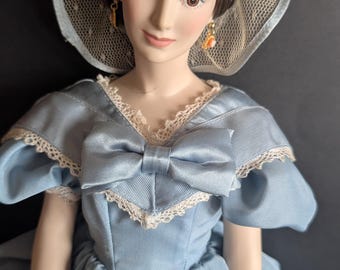 Vintage Franklin Mint "Gone with the Wind" Melanie Wilkes Porcelain Doll