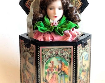 Vintage "Sleeping Beauty" Limited Edition Musical Jack-In-The-Box by Enesco Imports Corp