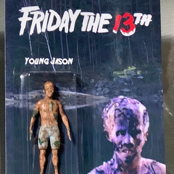 Friday the 13th custom horror figure Young Jason Voorhees dirty