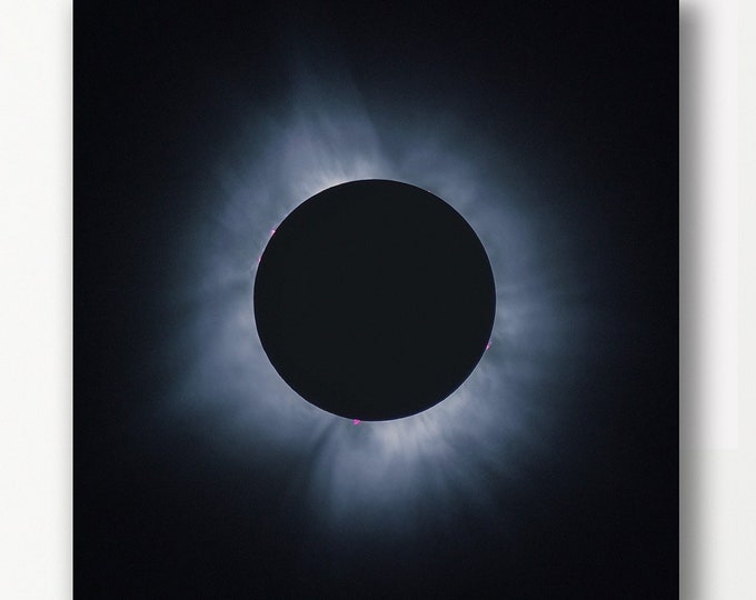 Solar Eclipse 2024 Photography Print 2024 eclipse photo single print total eclipse print solar eclipse photography wall art paper or metal