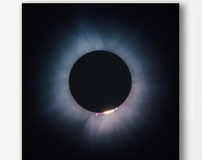 Solar Eclipse 2024 Photography Print 2024 eclipse photo single print total eclipse solar eclipse photography wall art paper or metal