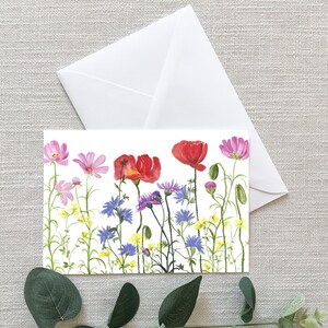 Wilde Blumen - Grußkarten - Geschenke - 10x15cm - Blumen Karte - Geschenke für Sie - Denken an Dich - Blumen - Liebe - Cheer up - Gelegenheiten