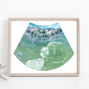 Adventure Baby Sonogram Art CUSTOM ART Gifts for Her Pregnancy Art Baby Shower Gifts Mom to be Expectant Mothers Made to order image 1