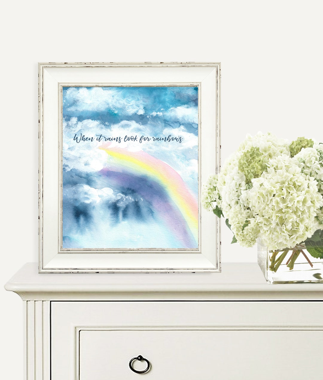 Rainbow Hope - 8"x10" - Various Sizes - Wall Art - Kids Decor ...
