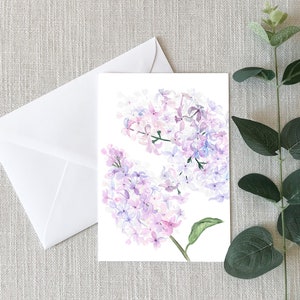 Purple Lilacs - Greeting Cards - Gifts - 4"x6" - Floral - Gifts for Her - Lilac Cards - Thinking of You - Flowers -Love -Missing You -Garden