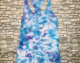 Frozen Sky Tie Dye Camiseta sin mangas