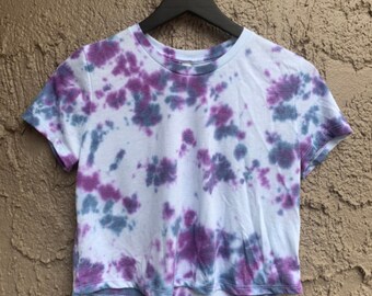Soda de uva Tie Dye Crop Top