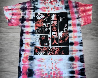 Camiseta Attack on Titan Tie Dye (Talla L)