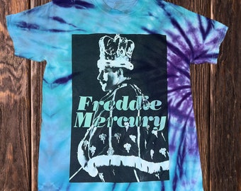 Camiseta Freddy Mercury Tie Dye (Talla S)