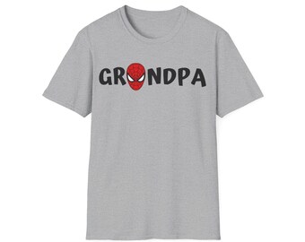 Spider-Man Themed "Grandpa" T-Shirt