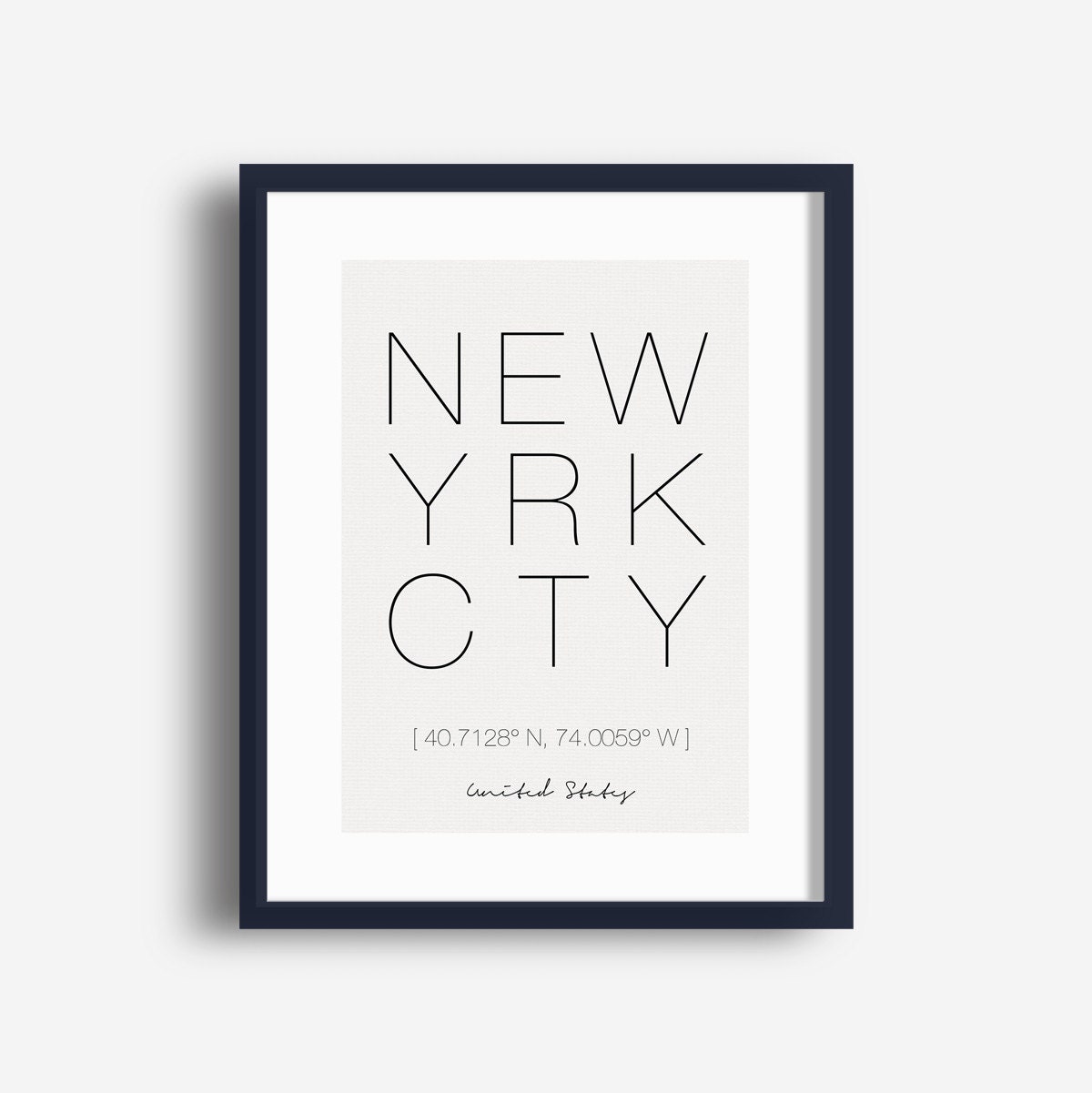 JPG New York Printable Printable Artwork New York Typography Print New York City Print New York Text Print Minimalist Wall Decor