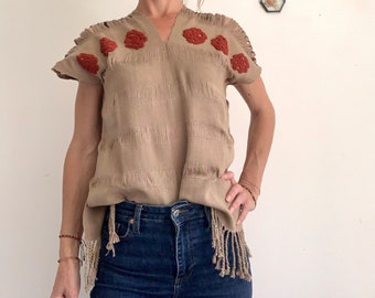 Embroidered Mexican blouse