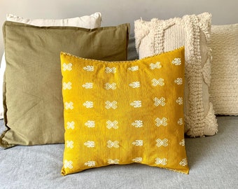Embroidered cushion