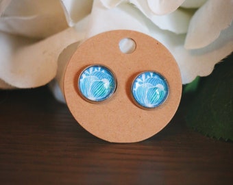 Cabochon earrings