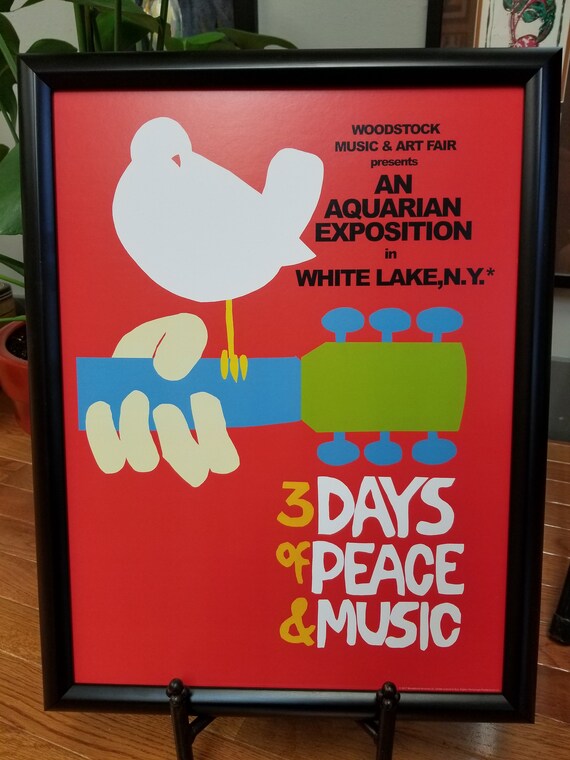 Gerahmte Woodstock Poster White Lake Ny Etsy