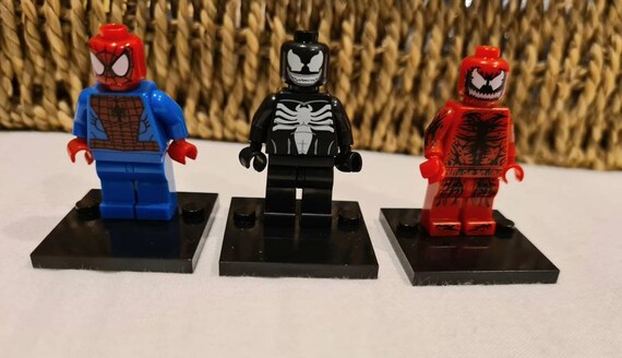 Marvel Spiderman Venom Und Gemetzel Minifigur Set Etsy