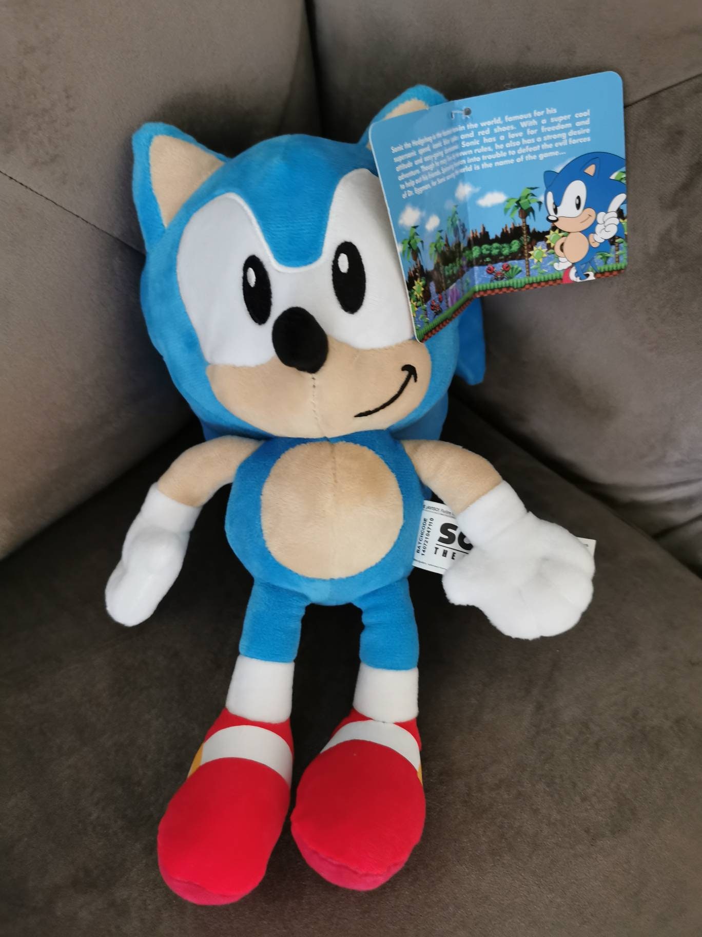 Sonic Exe Plush, New Evil Sonic Plush Doll Ideal Collection for Cartoon  Sonic Fans (1pcs 37cm/14.6 ) 