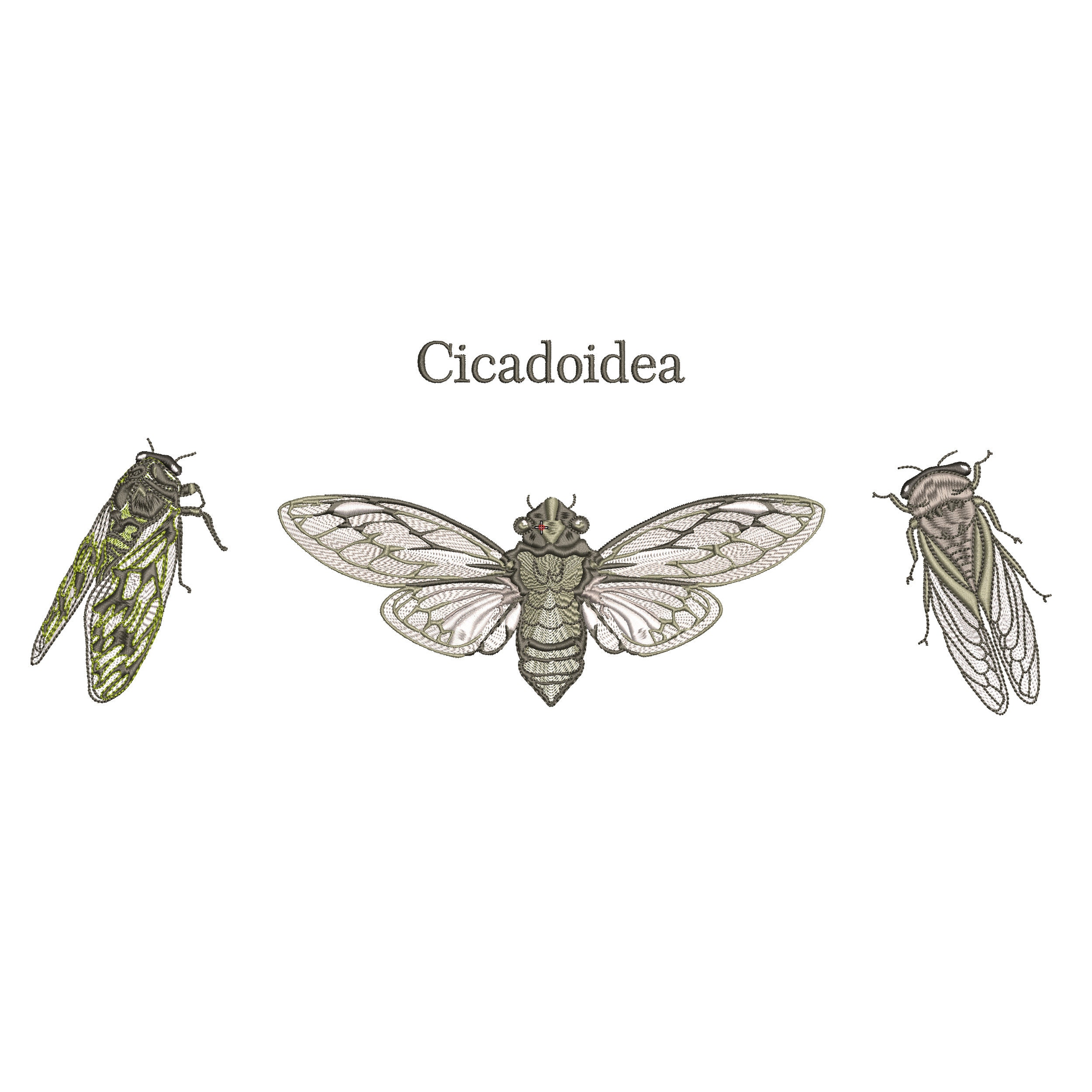 4 Pièces Habiller Applique Broderie Tissu Patchs Libellule Scarabée Abeille Cigale Bricolage Patch Accessoires De Noël