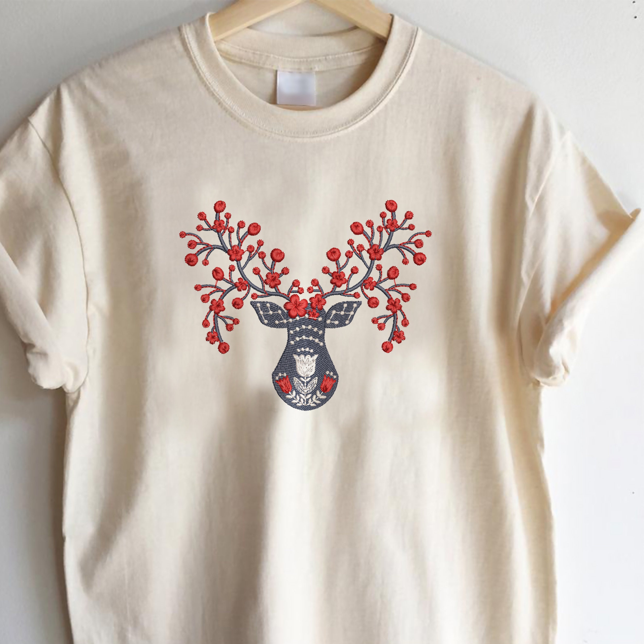機械刺繍用スカンジナビアクリスマスセット 北欧デザインアウトライン