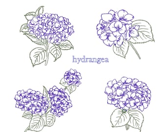 hydrangeaオーダーページ Vintage Hydrangea themed Collection-DPKL983HGXN
