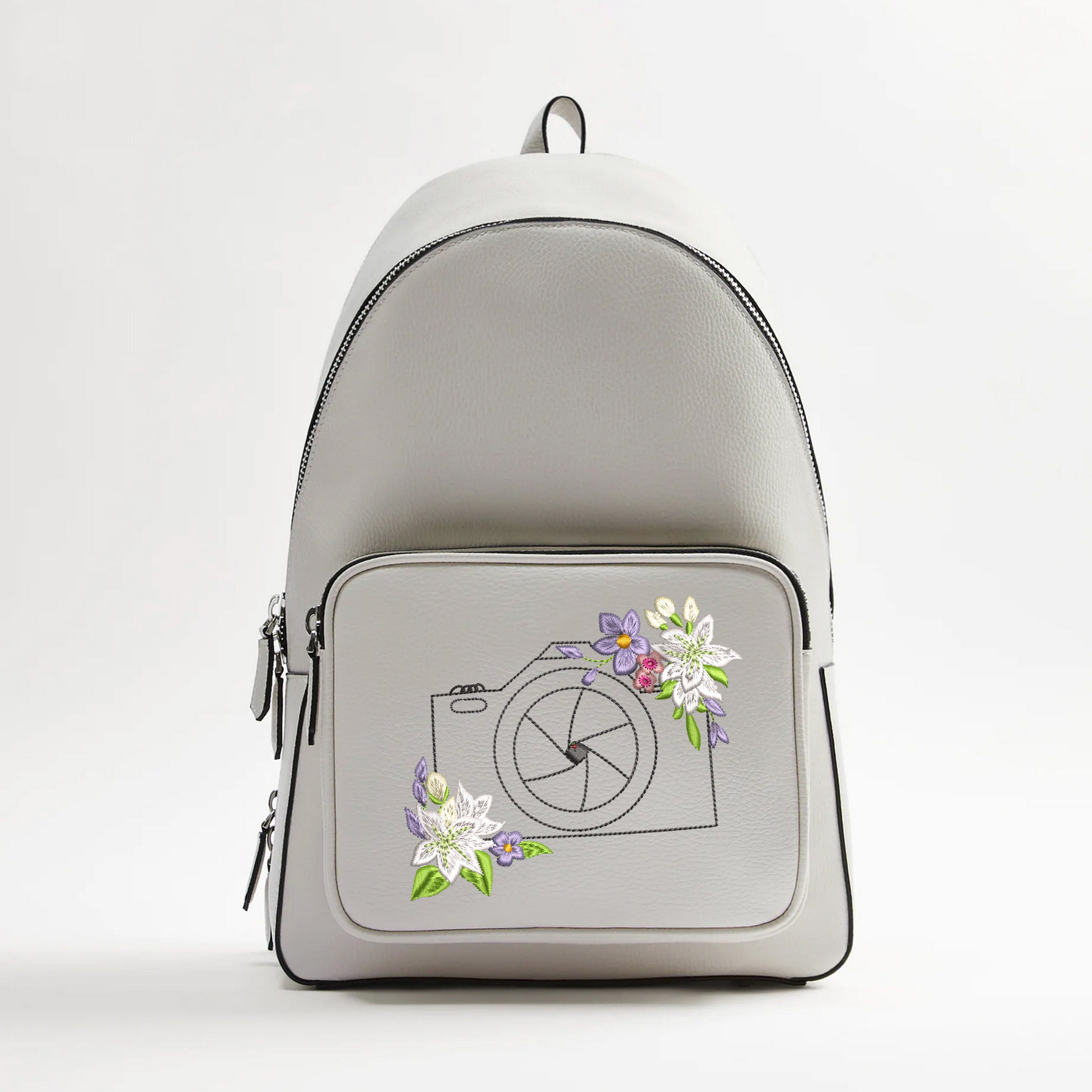Craft Supplies & Tools ANY SIZE Flower Photo Camera Machine Embroidery ...