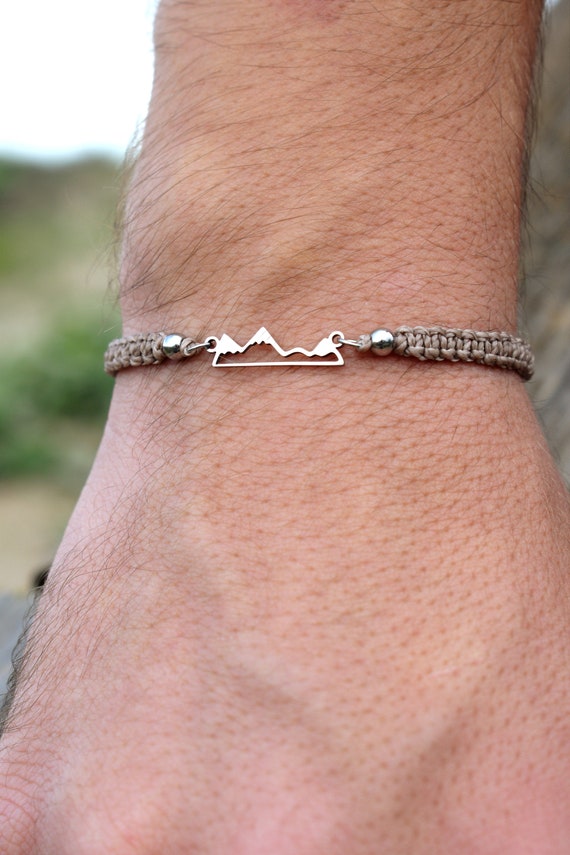 Stainless Steel Mountain Bracelet Summer Bracelets Mountain