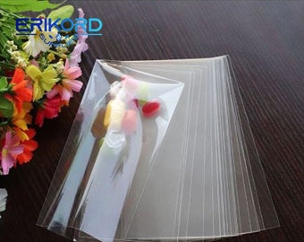 100 Stück Transparent Klare Plastiktüten für Süßigkeiten Lollipop Cookie Verpackung Cellophantasche Hochzeit Gastgeschenk Opp Geschenktüte