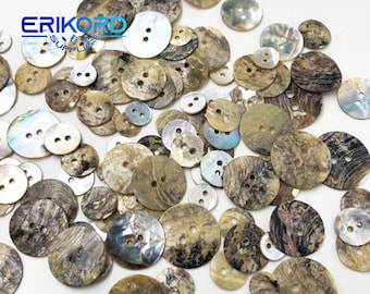 50pcs 9/12/13/15/18/20mm Natural Shell 2 Hole Sewing Buttons Color Japan Mother of Pearl Mop Square Shell Jacket Blazer Buttons