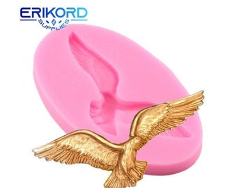 3D Craft Birds Silicone Mold Seagull Fondant Molds Cake Decorating Tools Candy Soap Resin Clay Chocolate Gumpaste Moulds