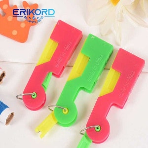 5 st. ny synålsträdare fingerborg trådverktyg trädare äldre guide enkel enhet automatisk tråd sömnadstillbehör