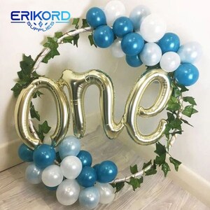 Globos con guión número uno de 40 pulgadas, decoraciones para fiesta de primer cumpleaños de un año, suministros para revelación de género de bebé, niño y niña, aniversario