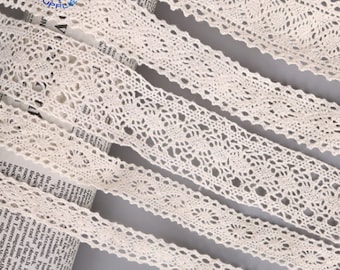 GREENLANS 10 Yard Handicrafts Embroidered Net Lace Edge Trim Ribbon DIY Crafts 22mm Black