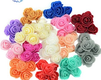 Fake Flower 144-heads PE Foam Flower Small Rose Flower Simulation Bouquet Craft