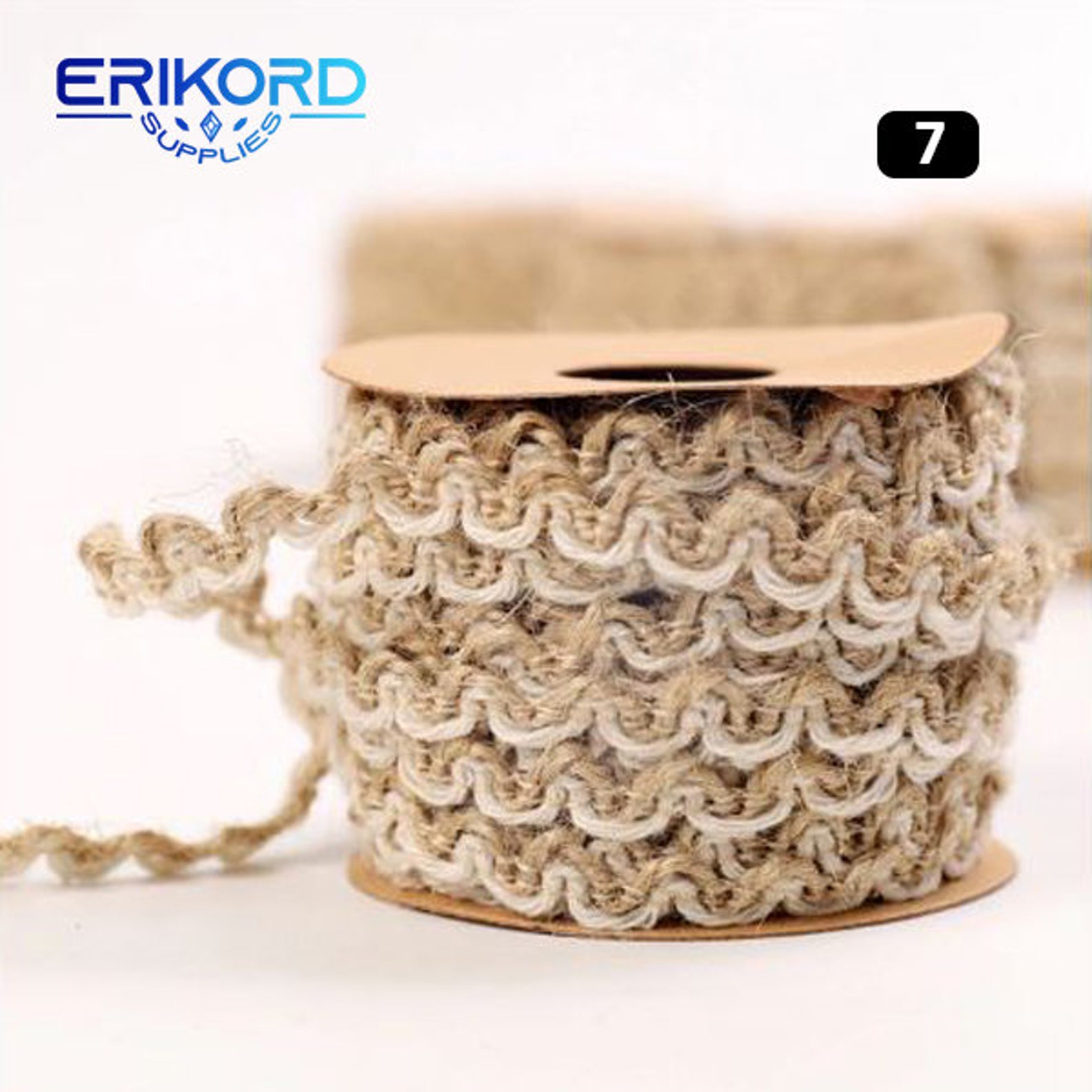 5m Natural Burlap Hemp Jute Rope Party Wedding Home Decoration Wrapping ...